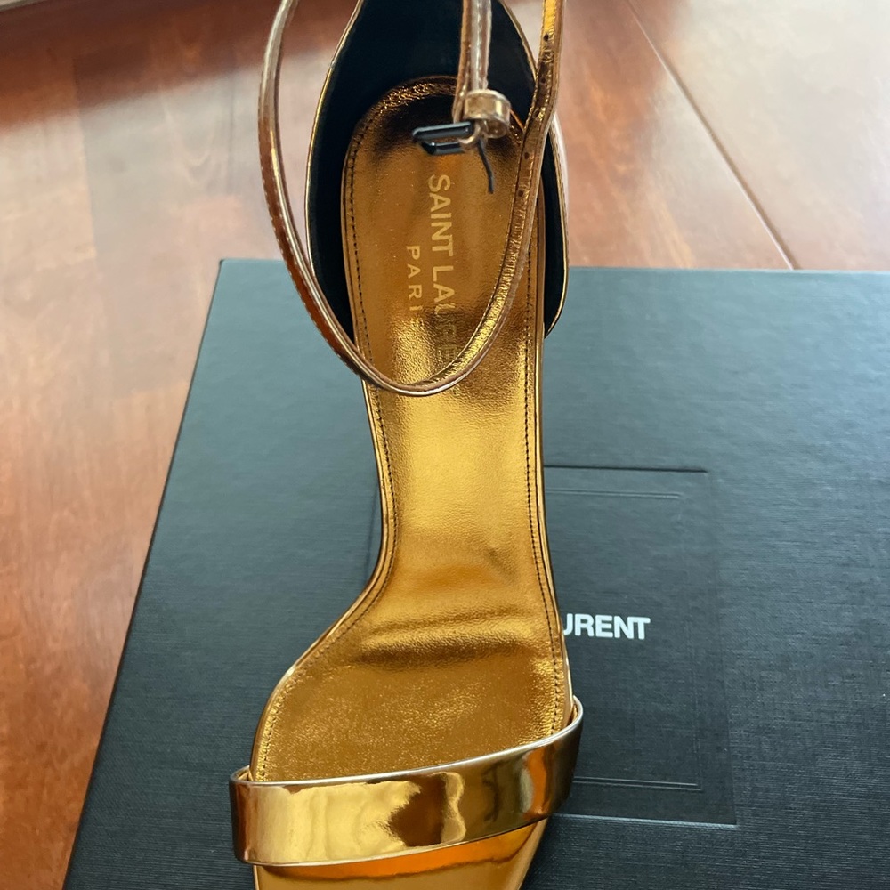 Brand New! Never worn. Size 40 Saint Laurent sandals. - Picture 3 of 5